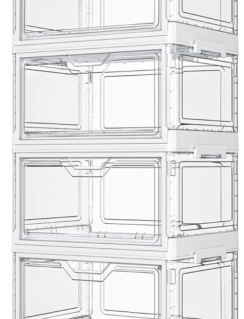 Clear Stackable Storage Bin with Lid