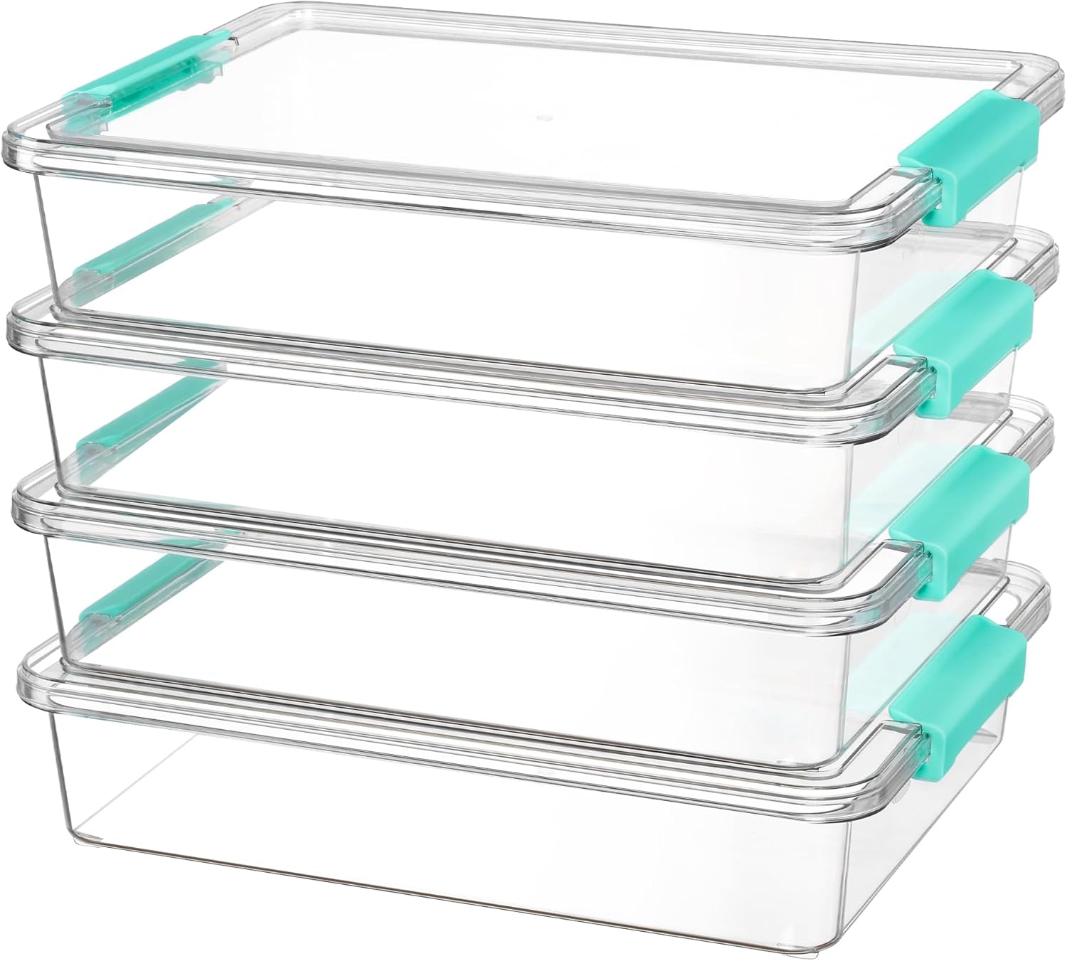 Stackable Clear Storage Organizer Set