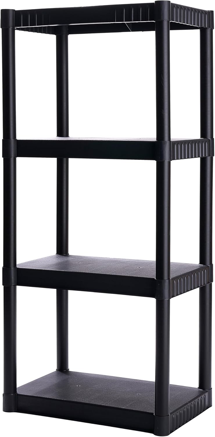 Heavy-Duty Plastic Storage Shelf